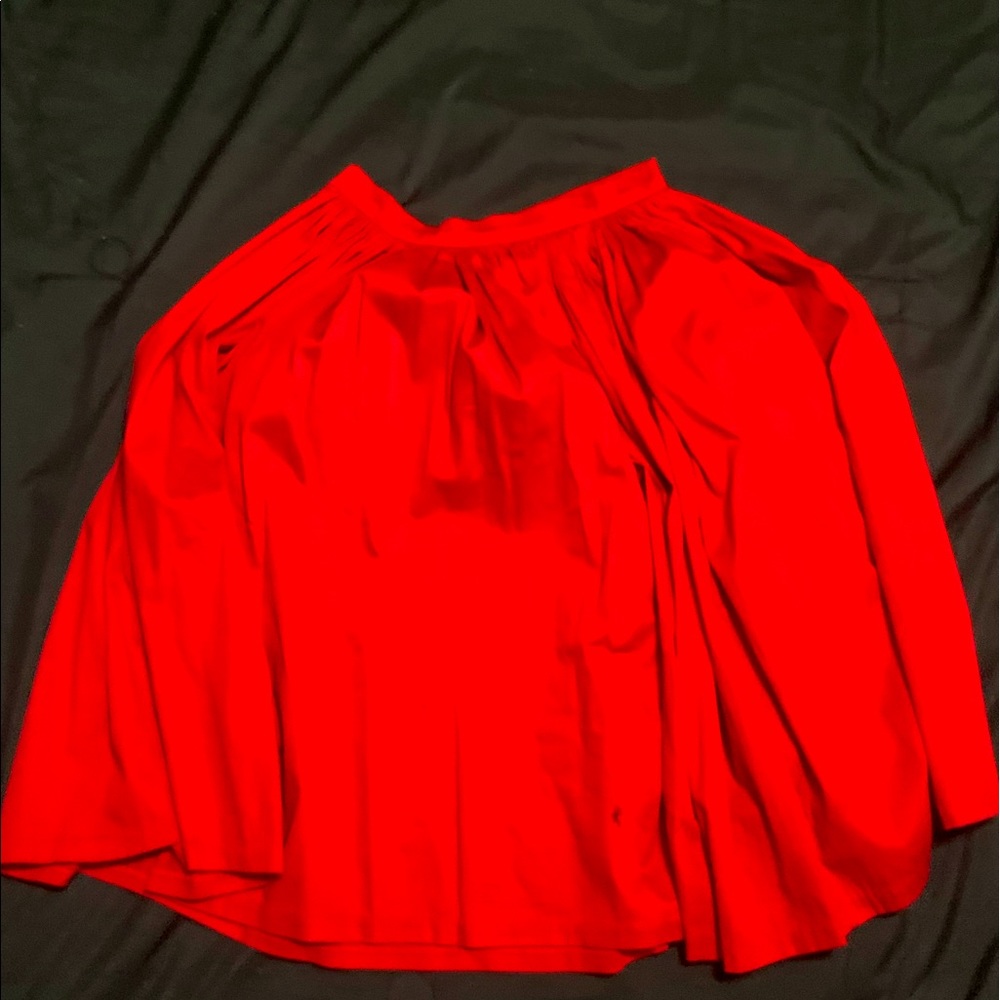 Pinupgirl clothing. Pinup couture. Medium. Red skirt